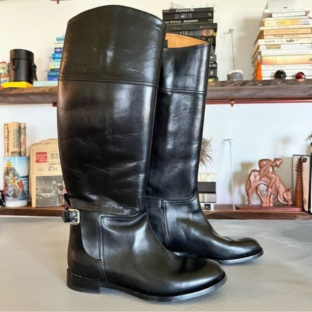 Ralph Lauren Collection Equestrian Black Riding Boots